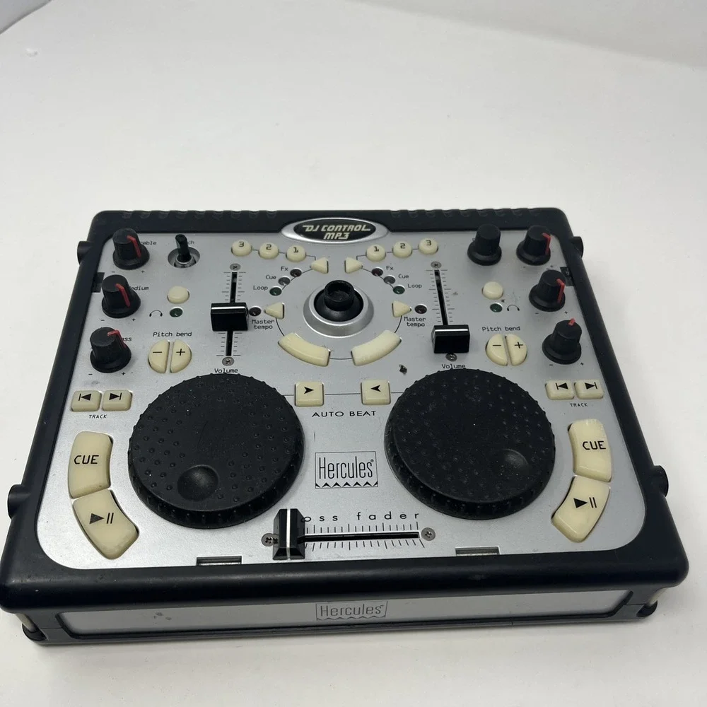 Hercules DJ Control MP3 USB Control Untested As Is